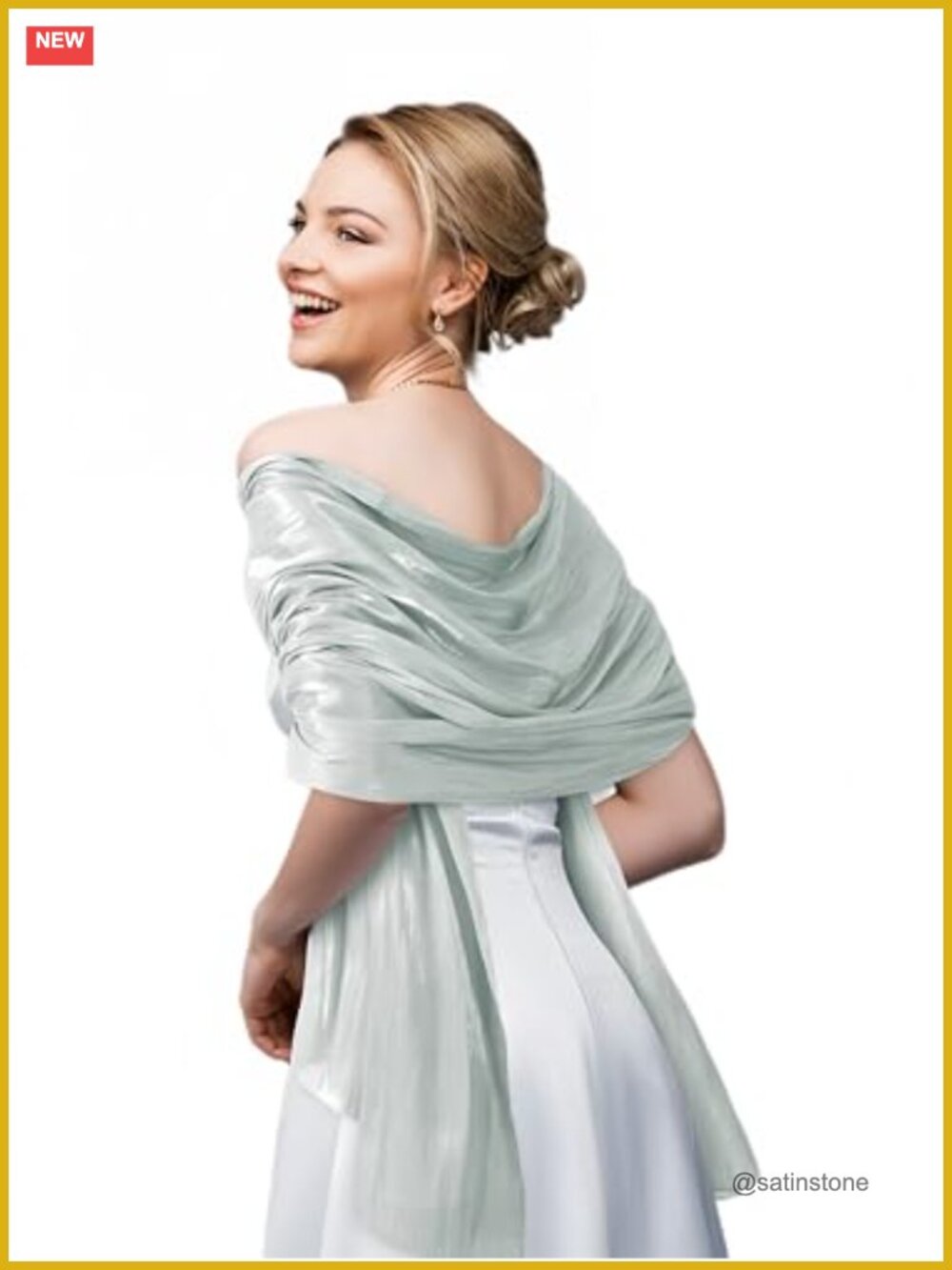 Women's Polyester Shawl Wrap Scarf Evening Dress Cover Up